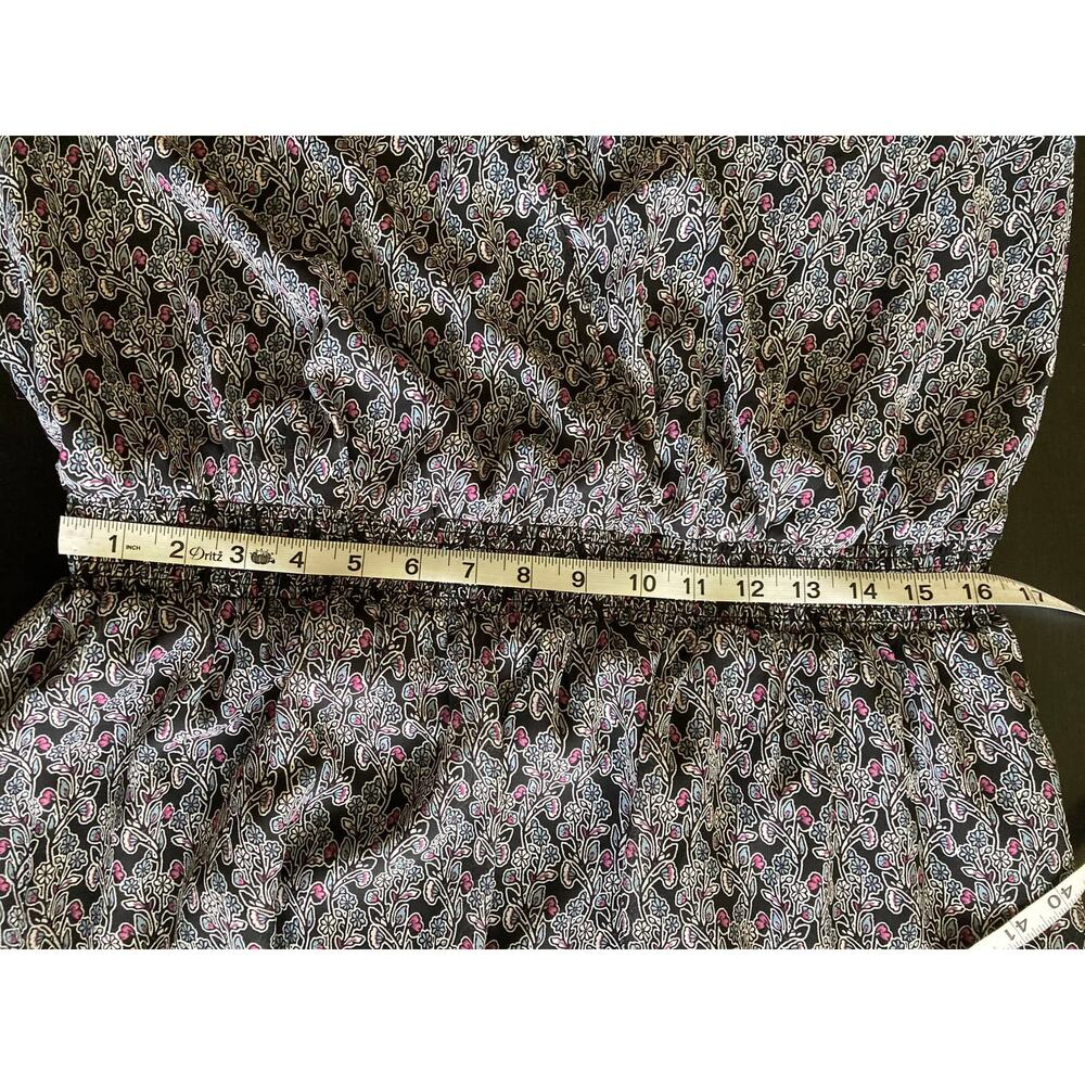 Westport 1962 Black/blue/pink Floral Maxi Dress Plus Sz16 - Picture 8 of 11